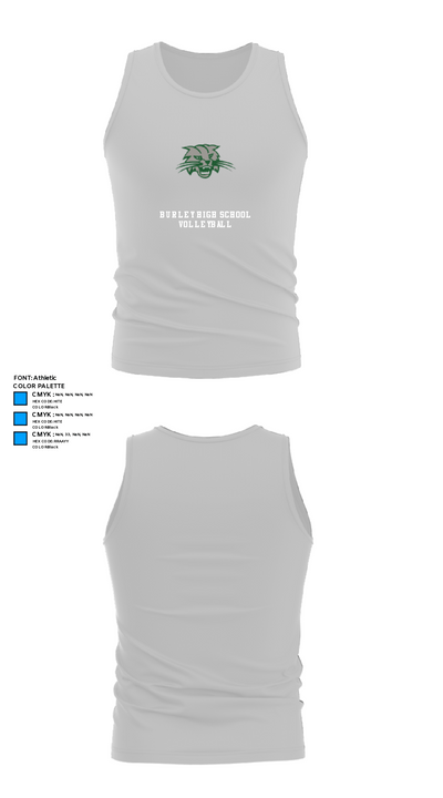 Burley High School Volleyball 52581207 Tank Top - 13
