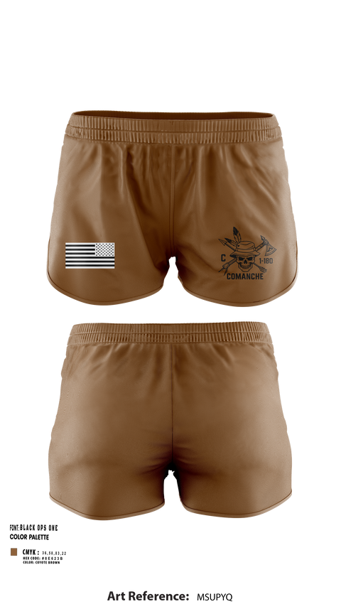Ranger Panties, C-Trp 1-180th, , Teamtime, Team time, sublimation, custom sports apparel, team uniforms, spirit wear, spiritwear, sports uniforms, custom shirts, team store, custom team store, fundraiser sports, apparel fundraiser