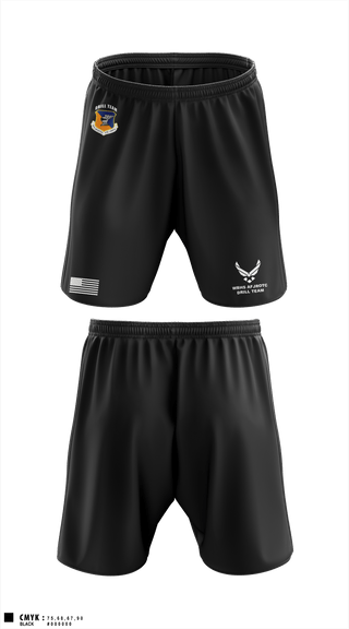 Athletic Shorts With Pockets, WBHS AFJROTC, Air Force, Teamtime, Team time, sublimation, custom sports apparel, team uniforms, spirit wear, spiritwear, sports uniforms, custom shirts, team store, custom team store, fundraiser sports, apparel fundraiser