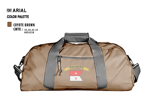 Duffle Bag, BASHER PLATOON3-4 CAV 25th ID, Army, Teamtime, Team time, sublimation, custom sports apparel, team uniforms, spirit wear, spiritwear, sports uniforms, custom shirts, team store, custom team store, fundraiser sports, apparel fundraiser