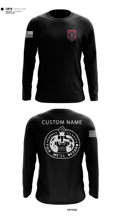 D Co 2-13th AVN REGT 27733749 Long Sleeve Performance Shirt - 5