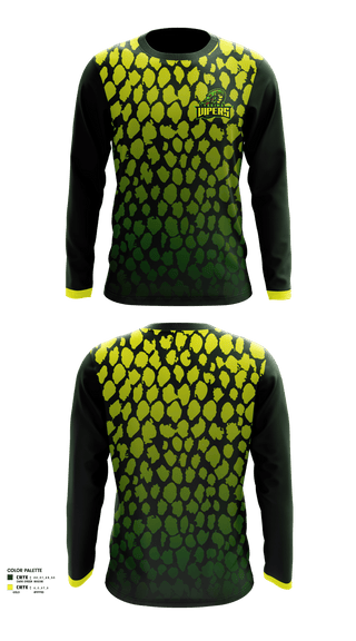 Long Sleeve Performance Shirt, Yakima Vipers, Football, Teamtime, Team time, sublimation, custom sports apparel, team uniforms, spirit wear, spiritwear, sports uniforms, custom shirts, team store, custom team store, fundraiser sports, apparel fundraiser