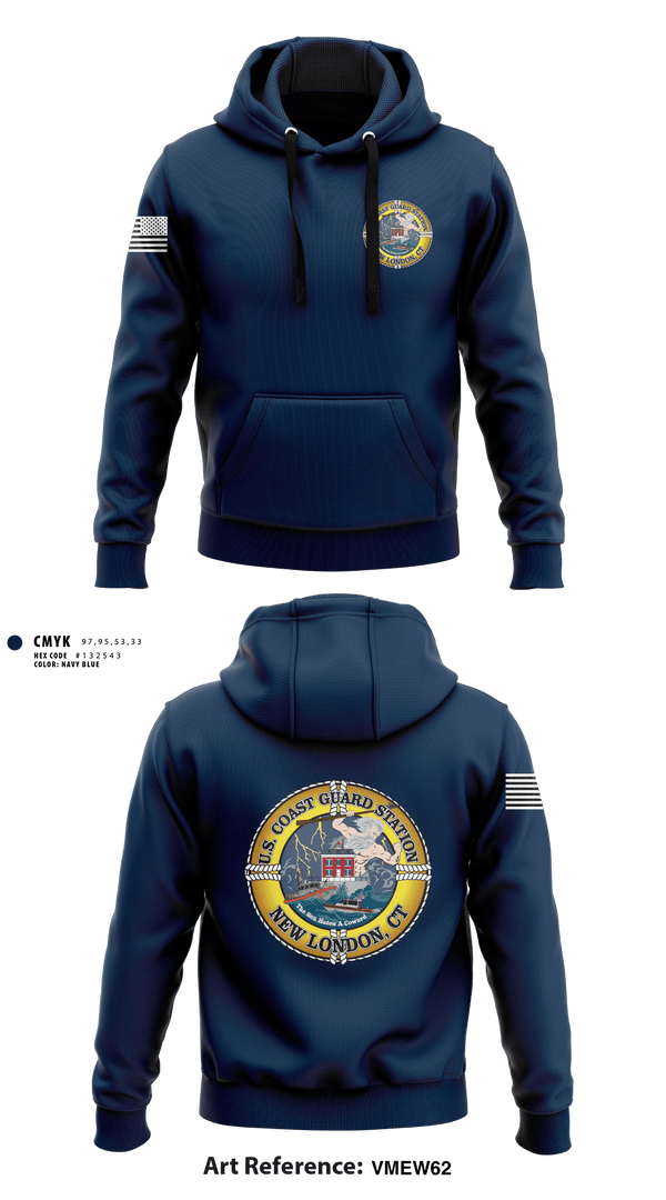 Hoodie, Station New London, Coast Guard, Teamtime, Team time, sublimation, custom sports apparel, team uniforms, spirit wear, spiritwear, sports uniforms, custom shirts, team store, custom team store, fundraiser sports, apparel fundraiser