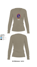 MDW 95441166 Women's Long Sleeve V-neck Shirt - 62