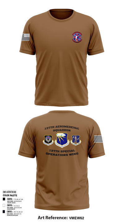 137th AES 88238896 Short Sleeve Performance Shirt - 3