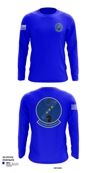 Long Sleeve Performance Shirt, 83 NOS, Air Force, Teamtime, Team time, sublimation, custom sports apparel, team uniforms, spirit wear, spiritwear, sports uniforms, custom shirts, team store, custom team store, fundraiser sports, apparel fundraiser