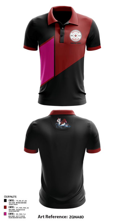 Profile Bros 90591852 Short Sleeve Performance Polo - 1
