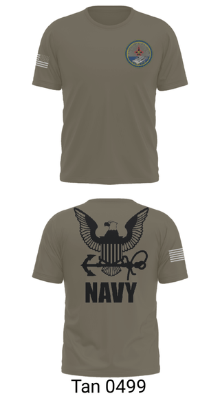 Old School Cotton Feel Shirt, Cvn 77 IM-5, Navy, Teamtime, Team time, sublimation, custom sports apparel, team uniforms, spirit wear, spiritwear, sports uniforms, custom shirts, team store, custom team store, fundraiser sports, apparel fundraiser