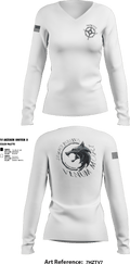 NIRT 4083324 Women's Long Sleeve V-neck Shirt - 1