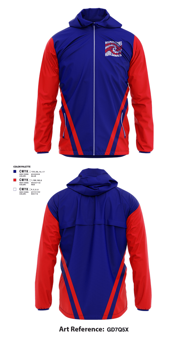 Windbreaker, Hartford Minicanes, Football, Teamtime, Team time, sublimation, custom sports apparel, team uniforms, spirit wear, spiritwear, sports uniforms, custom shirts, team store, custom team store, fundraiser sports, apparel fundraiser