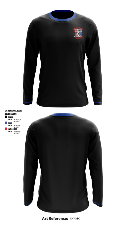 Thurston County PAL- Elite boxing academy 80881357 Long Sleeve Performance Shirt - 1