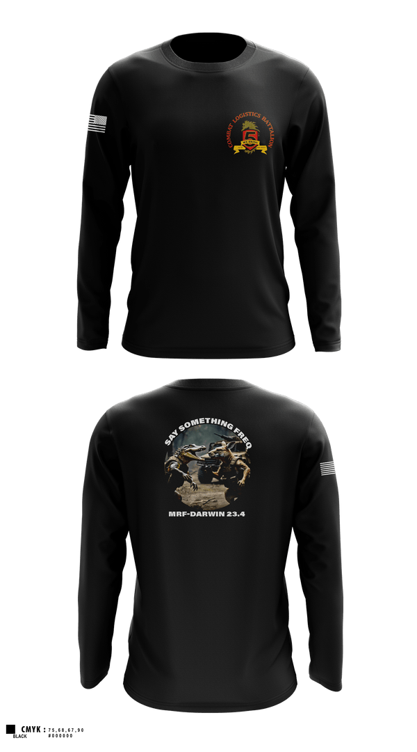 Long Sleeve Performance Shirt, Clb-5, Marines, Teamtime, Team time, sublimation, custom sports apparel, team uniforms, spirit wear, spiritwear, sports uniforms, custom shirts, team store, custom team store, fundraiser sports, apparel fundraiser