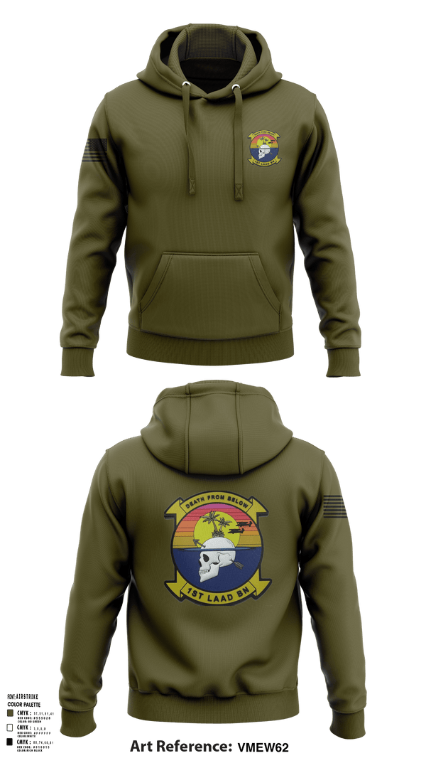 Hoodie, 1st LAAD, Marines, Teamtime, Team time, sublimation, custom sports apparel, team uniforms, spirit wear, spiritwear, sports uniforms, custom shirts, team store, custom team store, fundraiser sports, apparel fundraiser