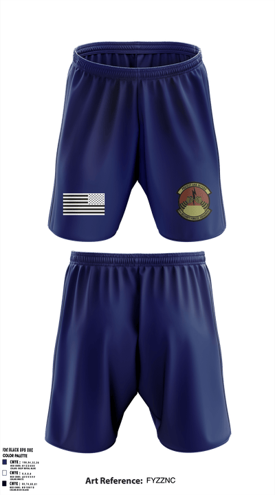 6th Security Forces Squadron 79689853 Athletic Shorts With Pockets - 5