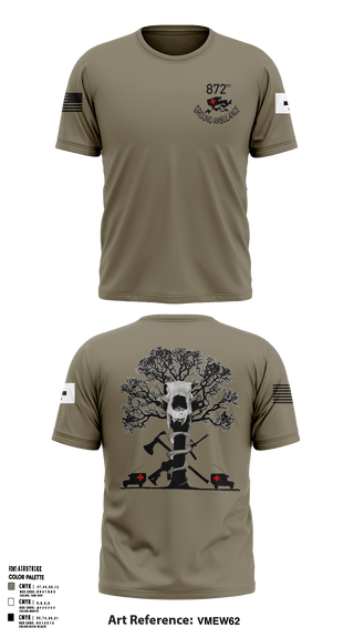 Old School Cotton Feel Shirt, 872 Ground Ambulance, Army, Teamtime, Team time, sublimation, custom sports apparel, team uniforms, spirit wear, spiritwear, sports uniforms, custom shirts, team store, custom team store, fundraiser sports, apparel fundraiser