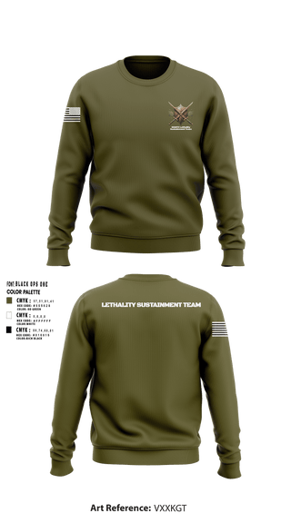 Crew Neck Sweatshirt, National Guard Marksmanship Training Center, National Guard, Teamtime, Team time, sublimation, custom sports apparel, team uniforms, spirit wear, spiritwear, sports uniforms, custom shirts, team store, custom team store, fundraiser sports, apparel fundraiser