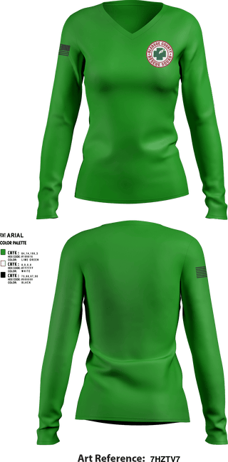 Women's Long Sleeve Vneck Shirt, Bledsoe County Rescue SquadBledsoe County Rescue Squad, , Teamtime, Team time, sublimation, custom sports apparel, team uniforms, spirit wear, spiritwear, sports uniforms, custom shirts, team store, custom team store, fundraiser sports, apparel fundraiser