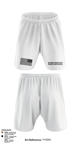 Athletic Shorts With Pockets, 863rd Military Police Battalion, , Teamtime, Team time, sublimation, custom sports apparel, team uniforms, spirit wear, spiritwear, sports uniforms, custom shirts, team store, custom team store, fundraiser sports, apparel fundraiser