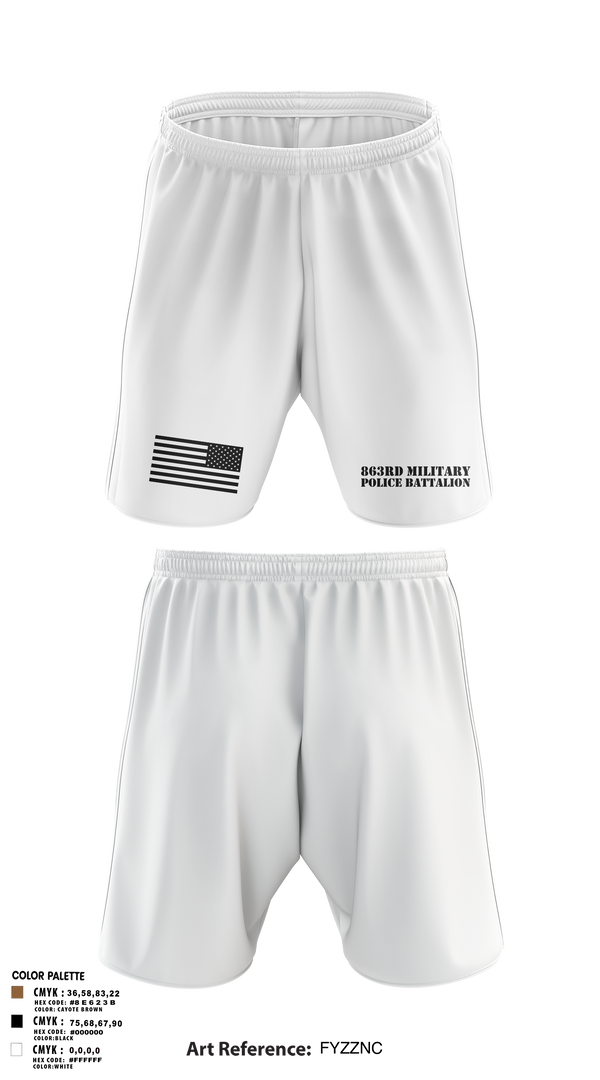 Athletic Shorts With Pockets, 863rd Military Police Battalion, , Teamtime, Team time, sublimation, custom sports apparel, team uniforms, spirit wear, spiritwear, sports uniforms, custom shirts, team store, custom team store, fundraiser sports, apparel fundraiser