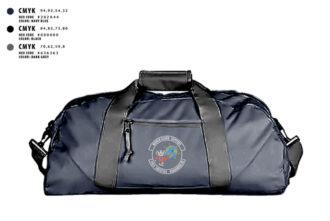 Duffle Bag, 115 LRS, Air Force, Teamtime, Team time, sublimation, custom sports apparel, team uniforms, spirit wear, spiritwear, sports uniforms, custom shirts, team store, custom team store, fundraiser sports, apparel fundraiser