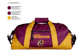 Duffle Bag, Washington Redskins, Football, Teamtime, Team time, sublimation, custom sports apparel, team uniforms, spirit wear, spiritwear, sports uniforms, custom shirts, team store, custom team store, fundraiser sports, apparel fundraiser