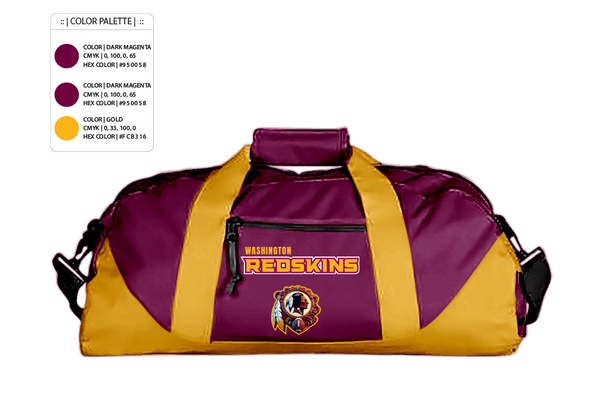 Duffle Bag, Washington Redskins, Football, Teamtime, Team time, sublimation, custom sports apparel, team uniforms, spirit wear, spiritwear, sports uniforms, custom shirts, team store, custom team store, fundraiser sports, apparel fundraiser