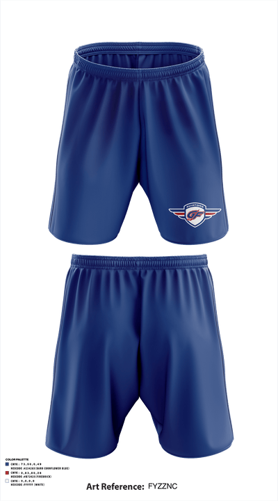 GRAND FORKS YOUTH HOCKEY ASSOCIATION 92789320 Athletic Shorts With Pockets - 12