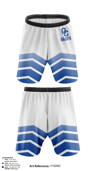 Athletic Shorts With Pockets, Oak Creek Knights, Men's Volleyball, Teamtime, Team time, sublimation, custom sports apparel, team uniforms, spirit wear, spiritwear, sports uniforms, custom shirts, team store, custom team store, fundraiser sports, apparel fundraiser