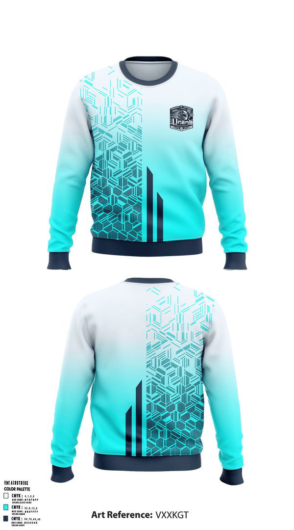 Crew Neck Sweatshirt, Isaiahurena racing, E-Sports, Teamtime, Team time, sublimation, custom sports apparel, team uniforms, spirit wear, spiritwear, sports uniforms, custom shirts, team store, custom team store, fundraiser sports, apparel fundraiser