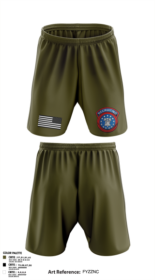 Athletic Shorts With Pockets, Maryville Honeybadger, Army, Teamtime, Team time, sublimation, custom sports apparel, team uniforms, spirit wear, spiritwear, sports uniforms, custom shirts, team store, custom team store, fundraiser sports, apparel fundraiser