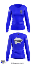 VAQ-139 Cougars 17202131 Women's Long Sleeve V-neck Shirt - 22