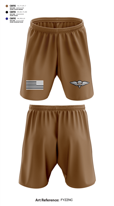 824th QM CO (CADC-A) 69842964 Athletic Shorts With Pockets - 1