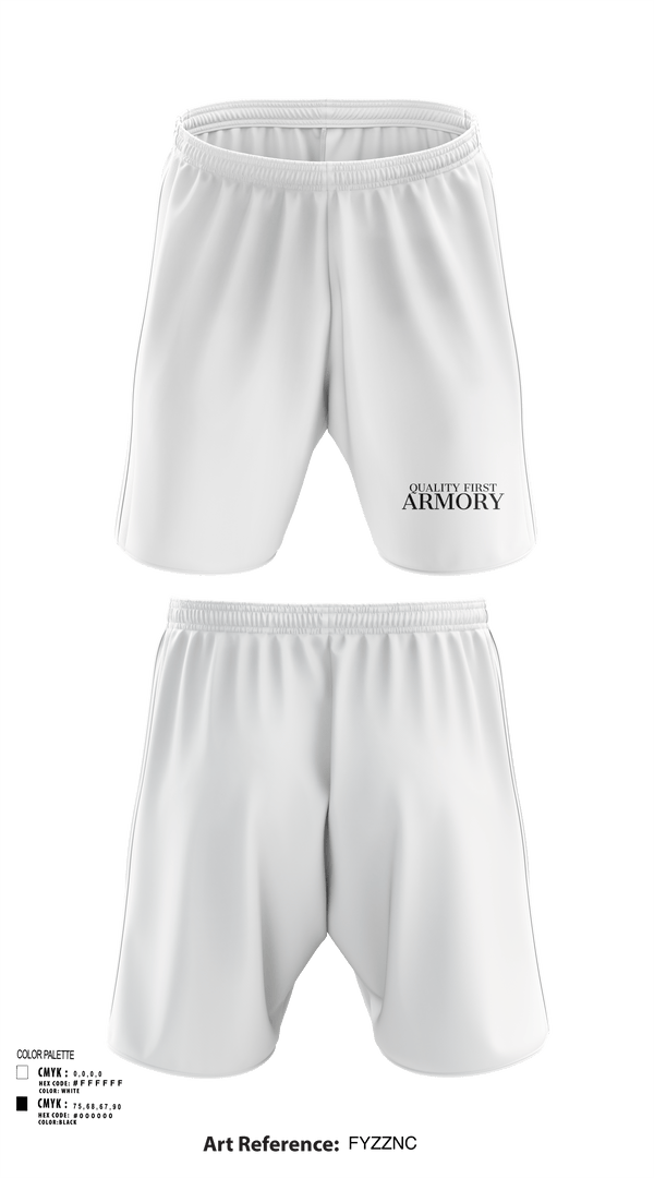 Athletic Shorts With Pockets, QUALITY FIRST ARMORY, , Teamtime, Team time, sublimation, custom sports apparel, team uniforms, spirit wear, spiritwear, sports uniforms, custom shirts, team store, custom team store, fundraiser sports, apparel fundraiser