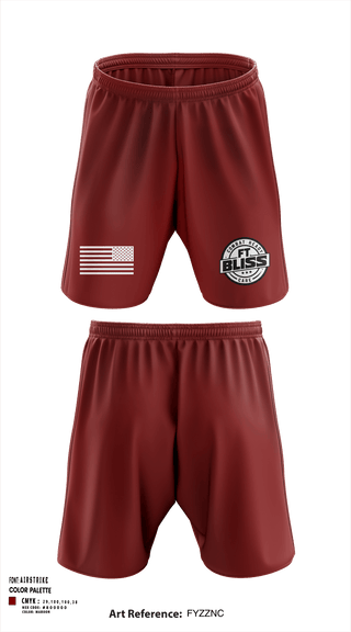 Athletic Shorts With Pockets, Fort Bliss DENTAC, Army, Teamtime, Team time, sublimation, custom sports apparel, team uniforms, spirit wear, spiritwear, sports uniforms, custom shirts, team store, custom team store, fundraiser sports, apparel fundraiser