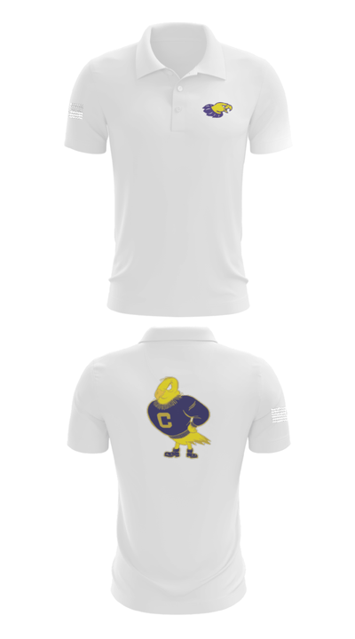 California High School Volleyball 15449985 Short Sleeve Performance Polo - 9