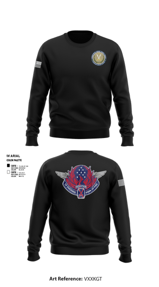 Crew Neck Sweatshirt, HHC 3-10 GSAB, Army, Teamtime, Team time, sublimation, custom sports apparel, team uniforms, spirit wear, spiritwear, sports uniforms, custom shirts, team store, custom team store, fundraiser sports, apparel fundraiser