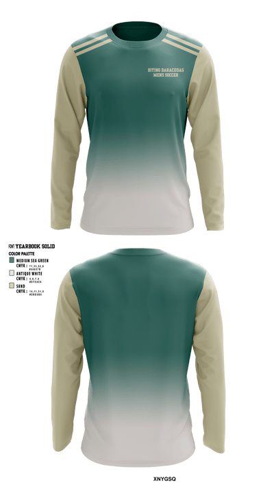 Biting Baracudas 52708179 Long Sleeve Performance Shirt - 1