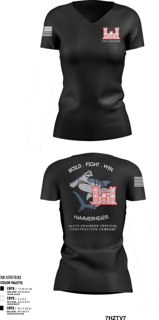 Women's Short Sleeve Vneck Shirt, 465 EVCC, , Teamtime, Team time, sublimation, custom sports apparel, team uniforms, spirit wear, spiritwear, sports uniforms, custom shirts, team store, custom team store, fundraiser sports, apparel fundraiser