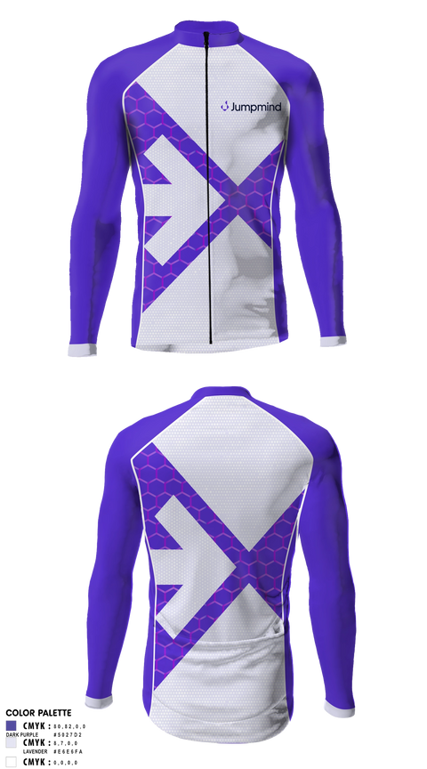 Long Sleeve Performance Shirt, Jumpmind Pelotonia, Cycling, Teamtime, Team time, sublimation, custom sports apparel, team uniforms, spirit wear, spiritwear, sports uniforms, custom shirts, team store, custom team store, fundraiser sports, apparel fundraiser