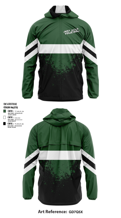 Indy Wild Volleyball 47140100 Windbreaker - 1