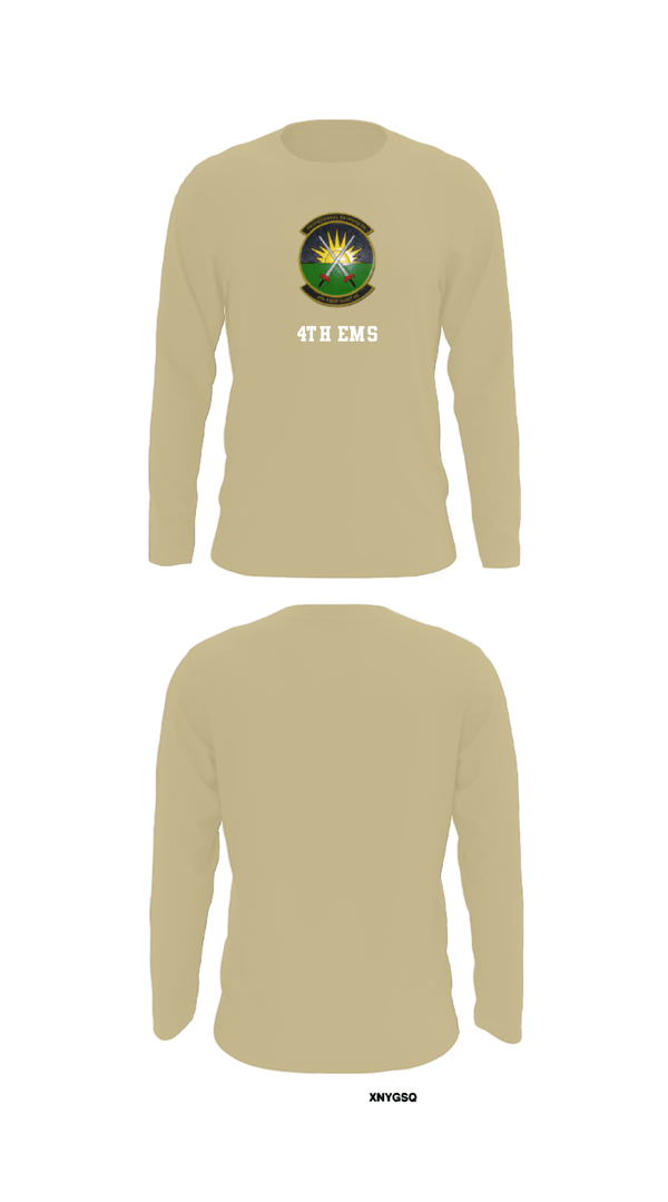 Long Sleeve Performance Shirt, 4th EMS, Air Force, Teamtime, Team time, sublimation, custom sports apparel, team uniforms, spirit wear, spiritwear, sports uniforms, custom shirts, team store, custom team store, fundraiser sports, apparel fundraiser