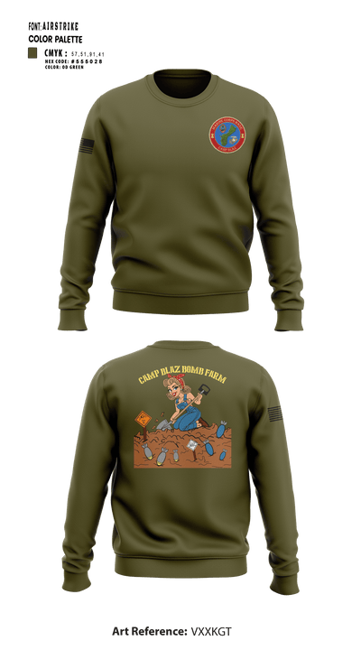 MCB Camp Blaz Ordnance 73476063 Crew Neck Sweatshirt - 1