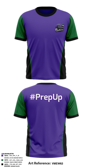 Short Sleeve Performance Shirt, Gator Prep, Football, Teamtime, Team time, sublimation, custom sports apparel, team uniforms, spirit wear, spiritwear, sports uniforms, custom shirts, team store, custom team store, fundraiser sports, apparel fundraiser