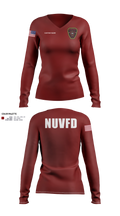 North Union TWP VFD Women's Long Sleeve V-neck Shirt - 40
