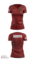 North Union TWP VFD Women's Short Sleeve V-neck Shirt - 40