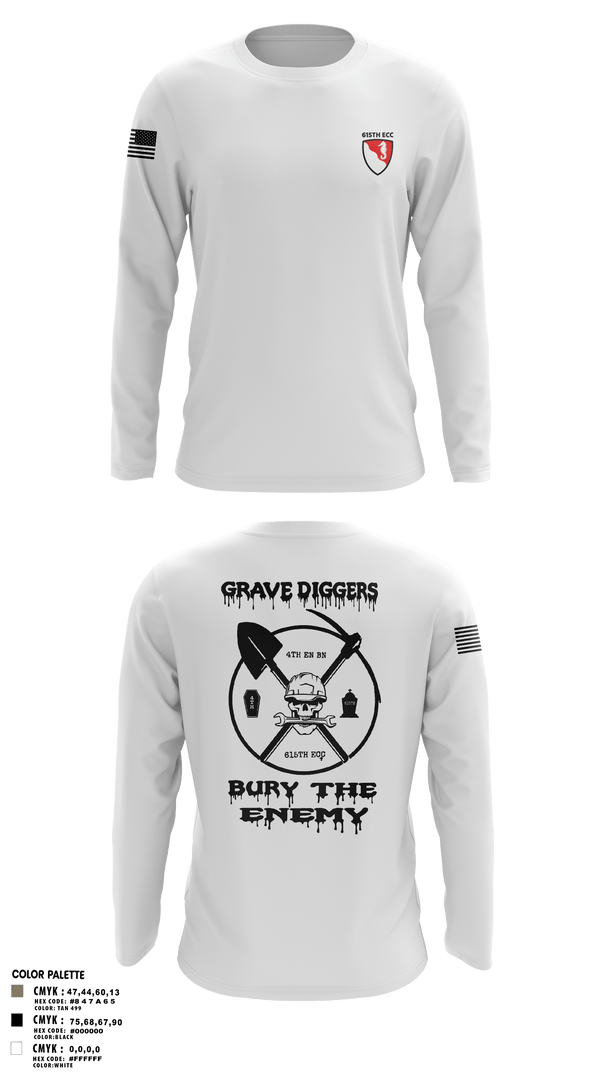 Long Sleeve Performance Polo, 615TH ECC, , Teamtime, Team time, sublimation, custom sports apparel, team uniforms, spirit wear, spiritwear, sports uniforms, custom shirts, team store, custom team store, fundraiser sports, apparel fundraiser