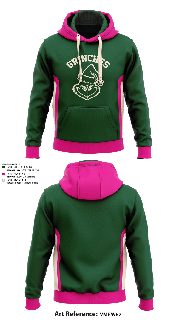 Hoodie, Grinches, Men's Basketball, Teamtime, Team time, sublimation, custom sports apparel, team uniforms, spirit wear, spiritwear, sports uniforms, custom shirts, team store, custom team store, fundraiser sports, apparel fundraiser