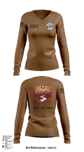 Fort Bliss DENTAC 45605501 Women's Long Sleeve V-neck Shirt - 30