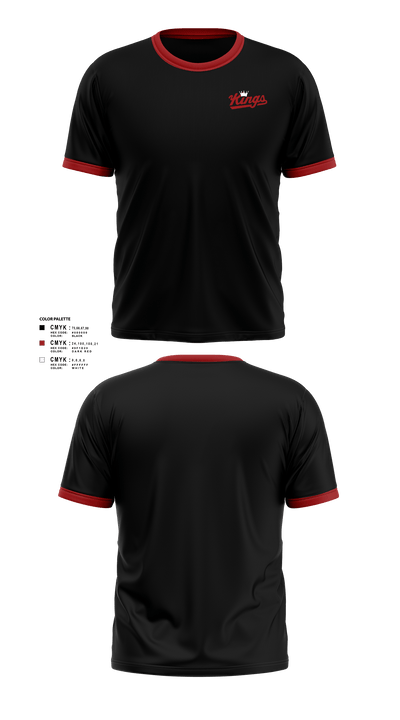 KINGS 17961626 Short Sleeve Performance Shirt - 1