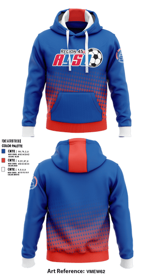 Hoodie, AYSO Region 45 Soccer, Men's Soccer, Teamtime, Team time, sublimation, custom sports apparel, team uniforms, spirit wear, spiritwear, sports uniforms, custom shirts, team store, custom team store, fundraiser sports, apparel fundraiser